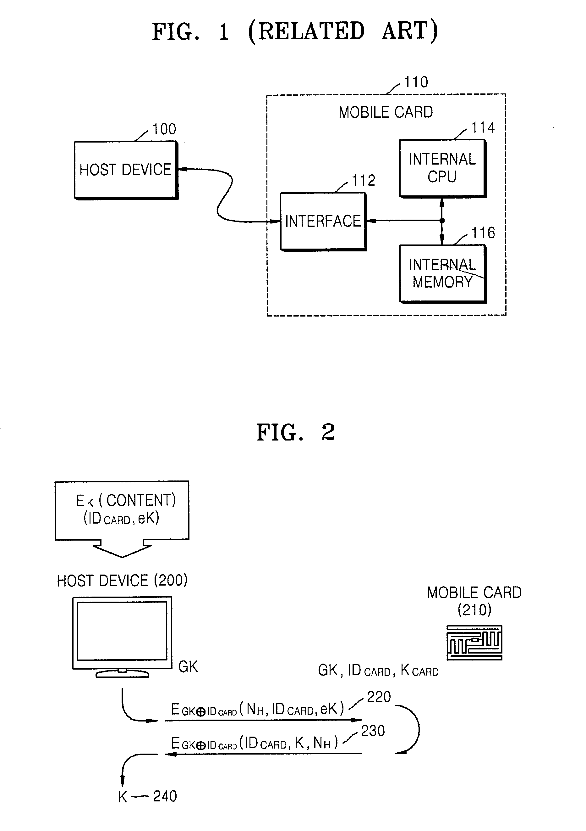 Method and host device for using content using mobile card, and mobile card