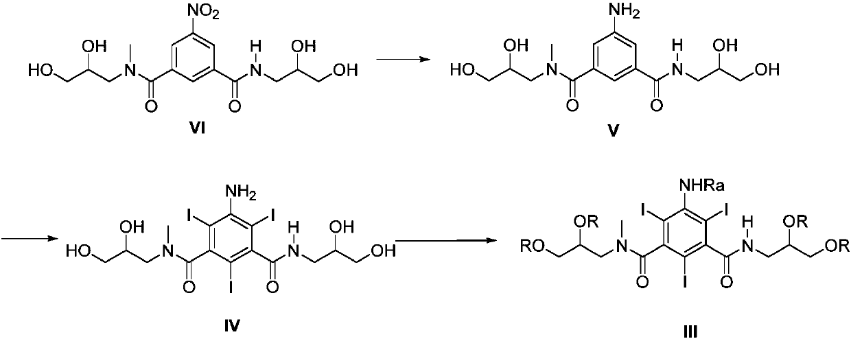 Preparation methods of iopromide and intermediate of iopromide