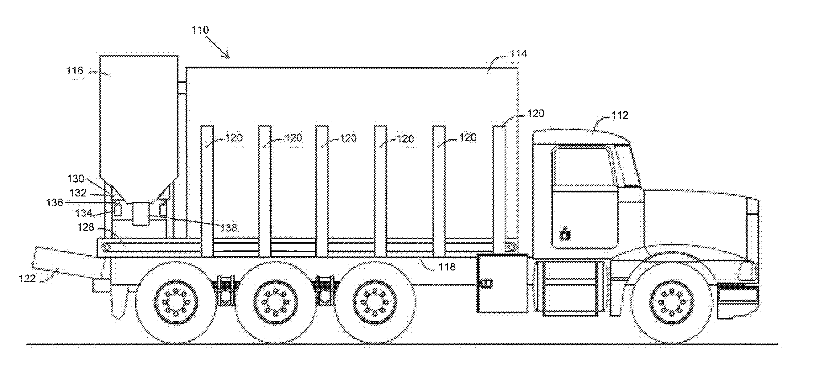 Volumetric mixer with monitoring system and control system