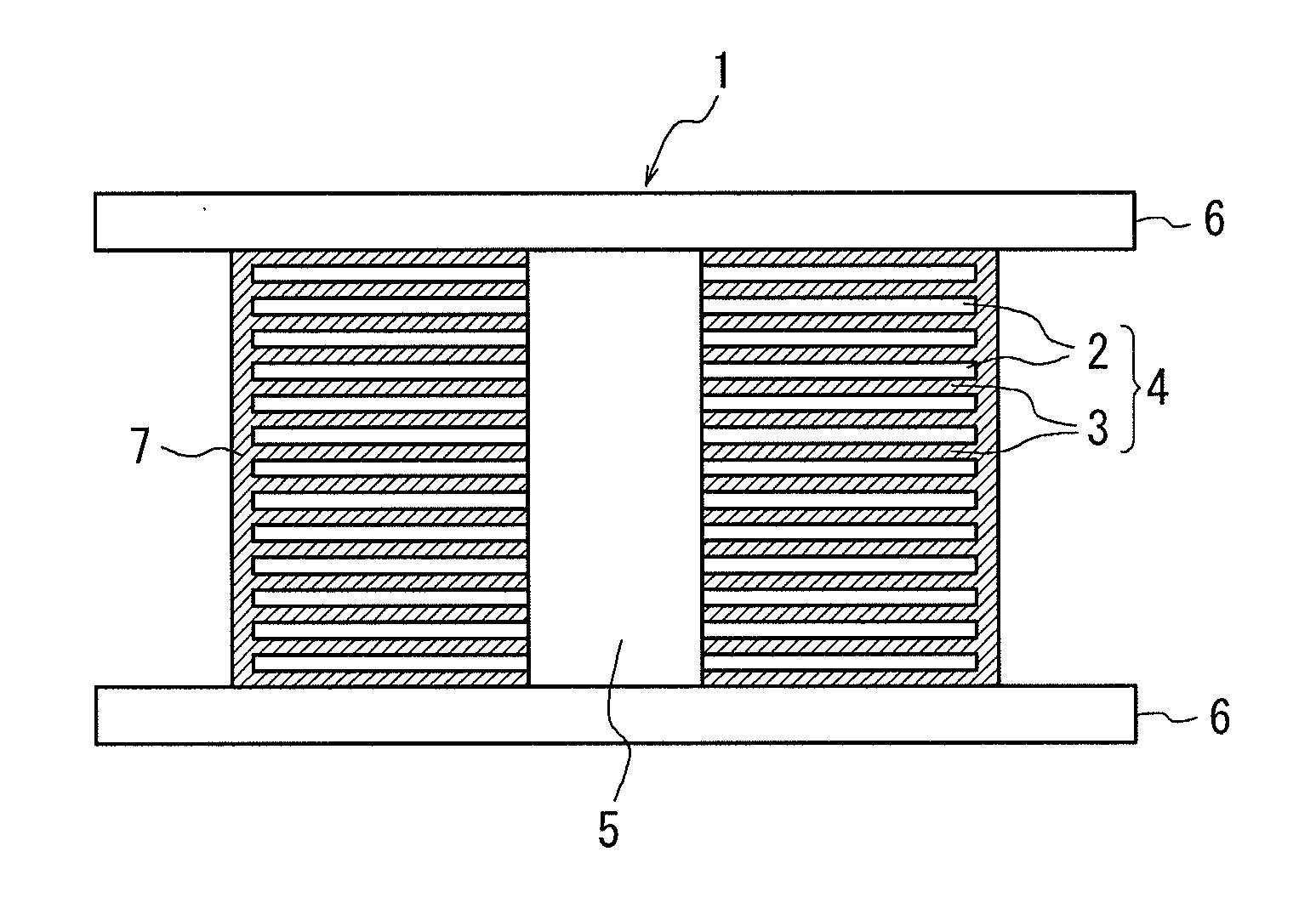Composition for plug in base-isolated structure, plug for base-isolated structure and base-isolated structure