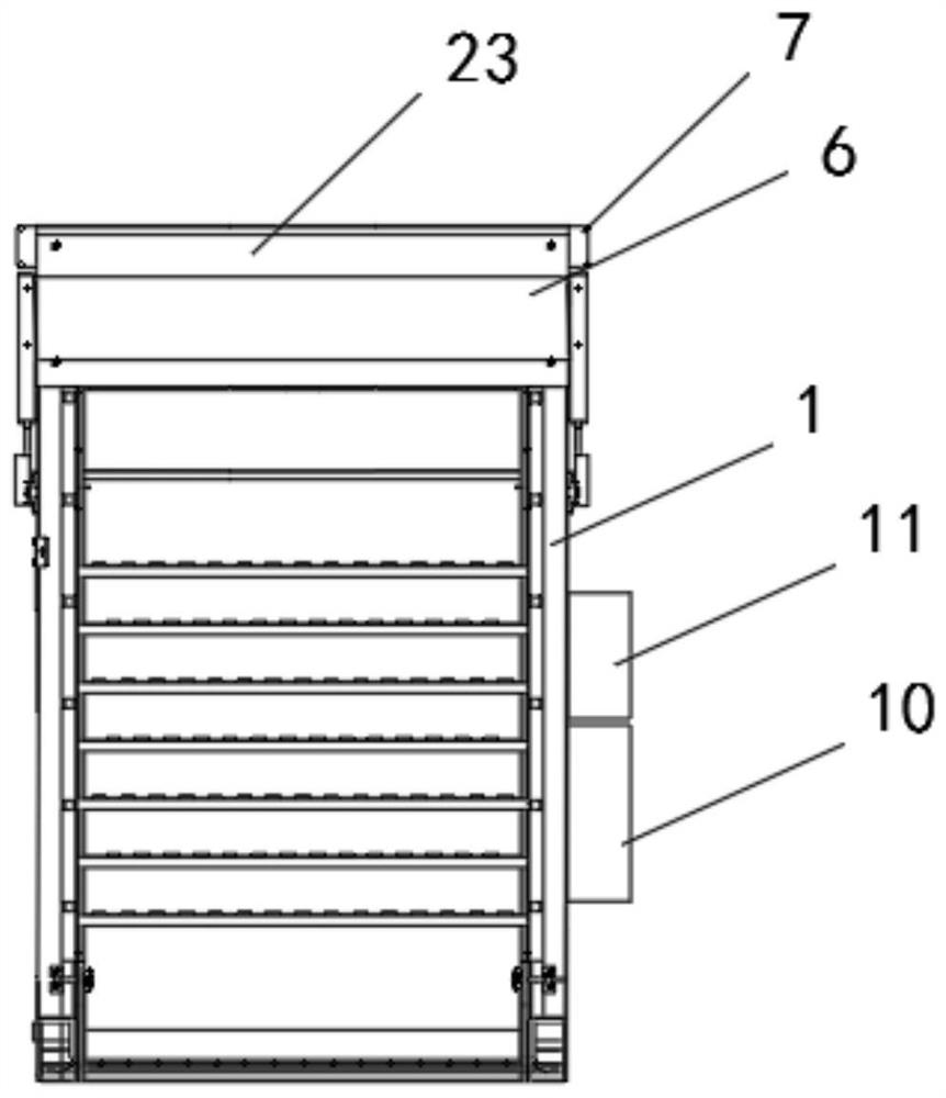 A metal precipitation collection device for sewage treatment