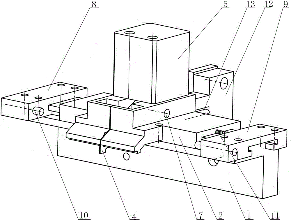 Tooth selection and positioning mechanism of metal zipper punching machine