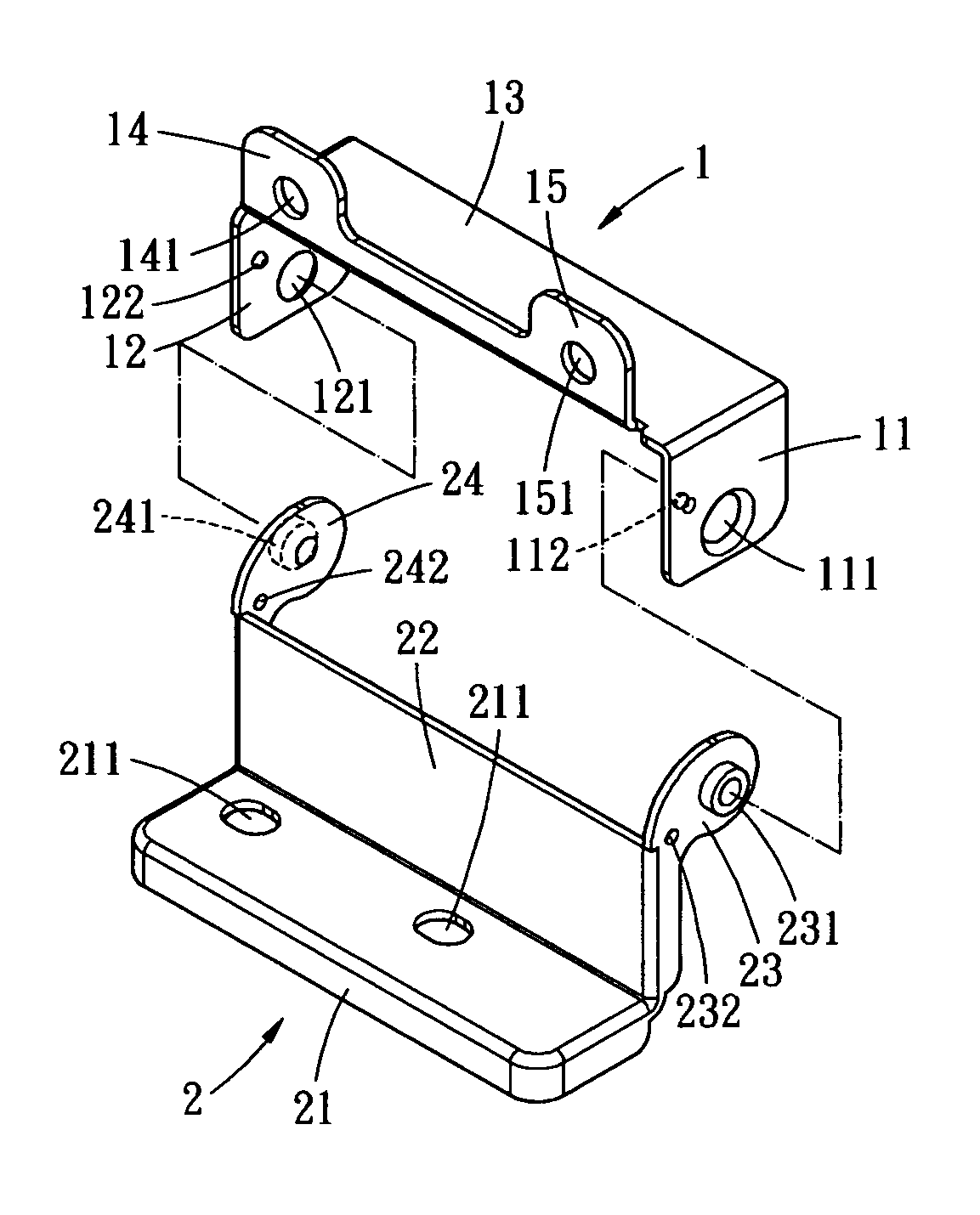 Lift-type positioning structure for bracket of computer interface card