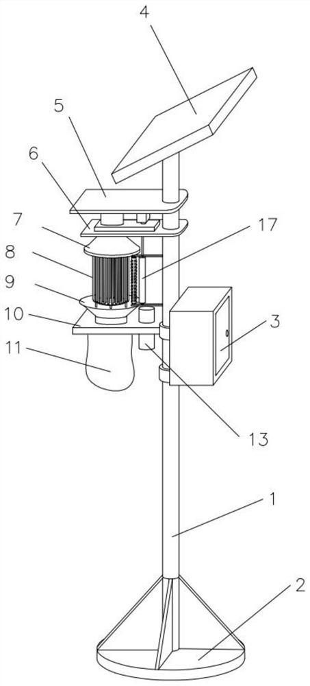 Power grid deinsectization device and method for preventing mosquitoes from adhering