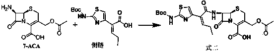 Method for synthesizing intermediate of cefcapene pivoxil,