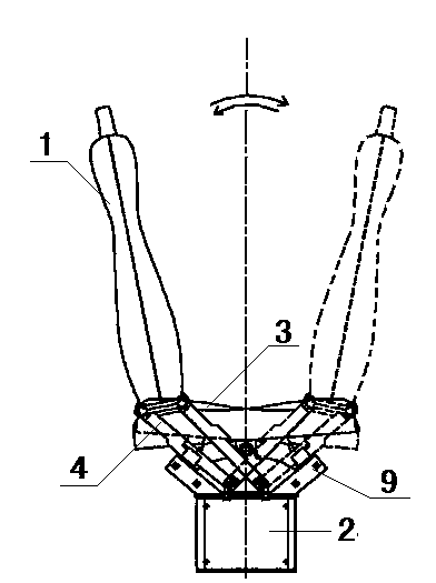 Swivel seat for railway passenger train