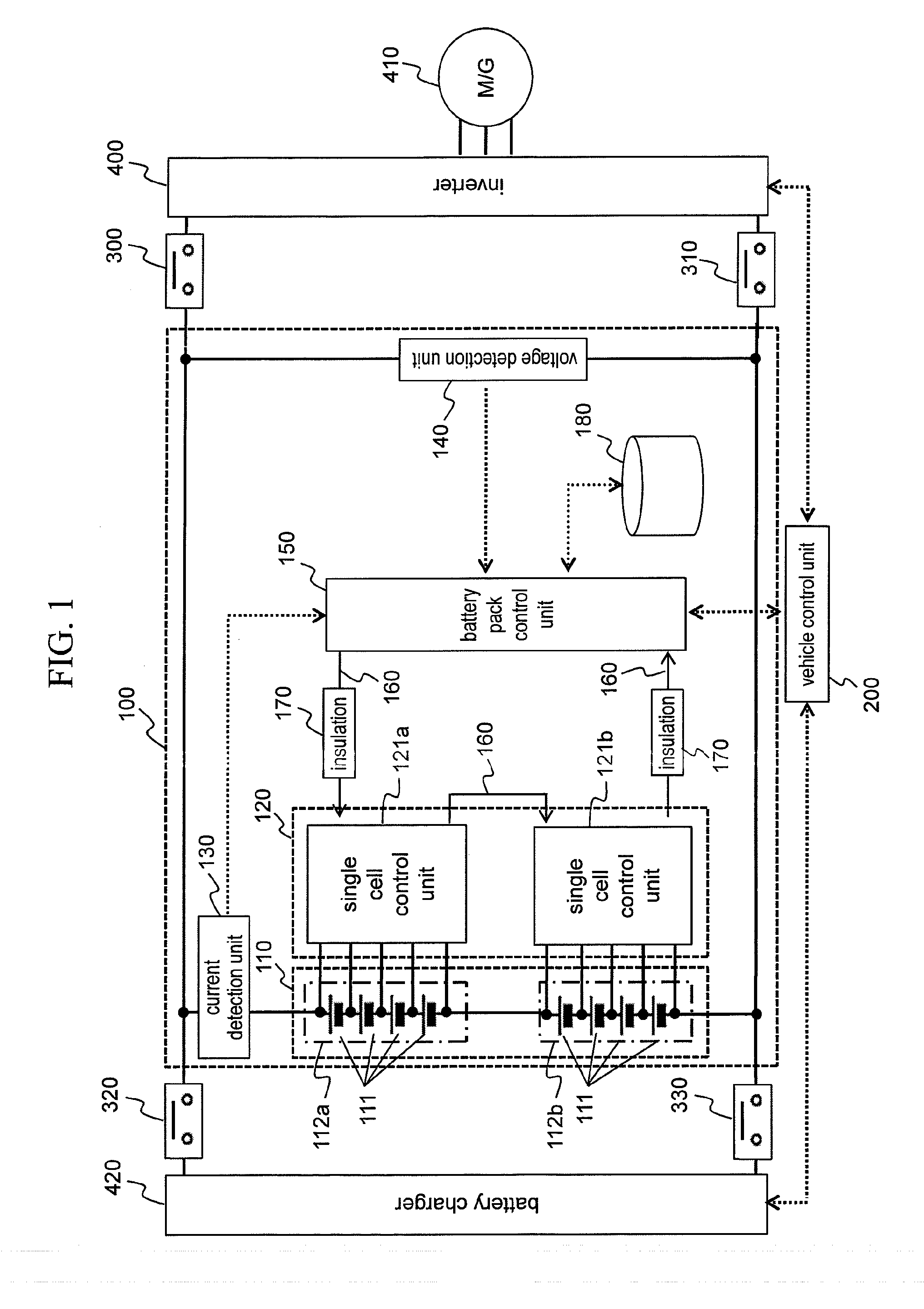Battery control device and battery system