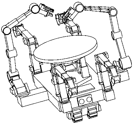 Embossed furniture assembling equipment