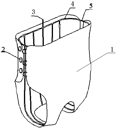 A kind of air-cooled soft armor for mining