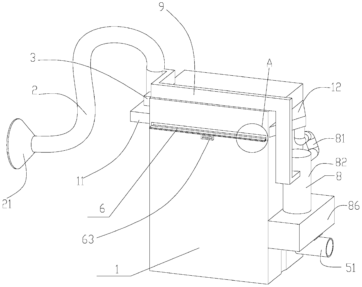 Welding fume purifier