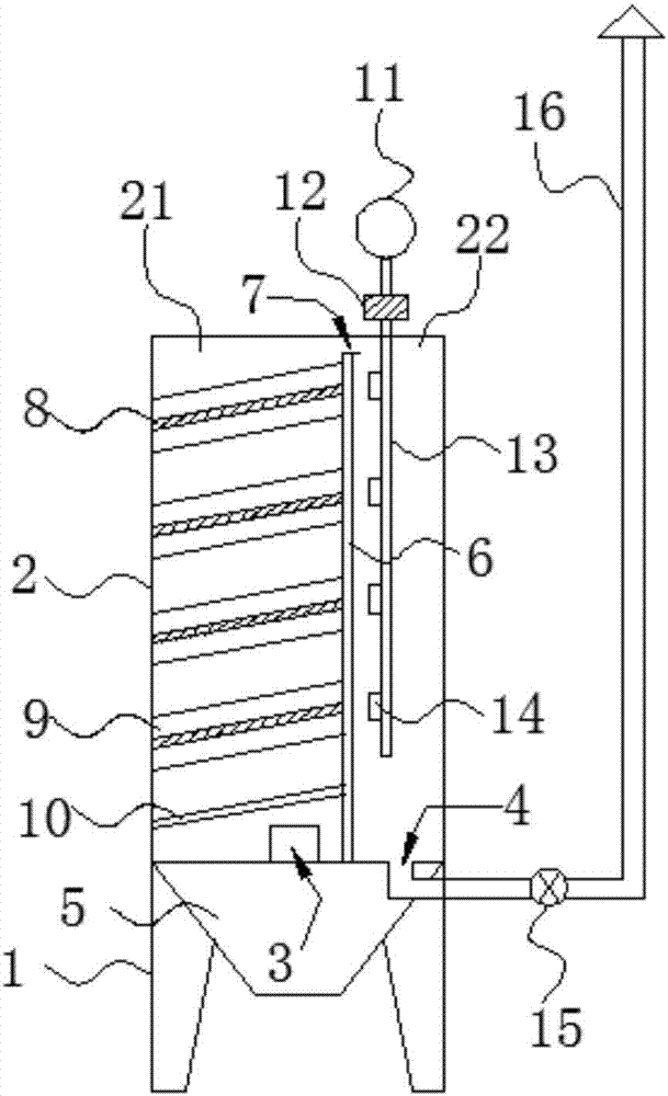 Magazine-like dust collecting apparatus with filter drums