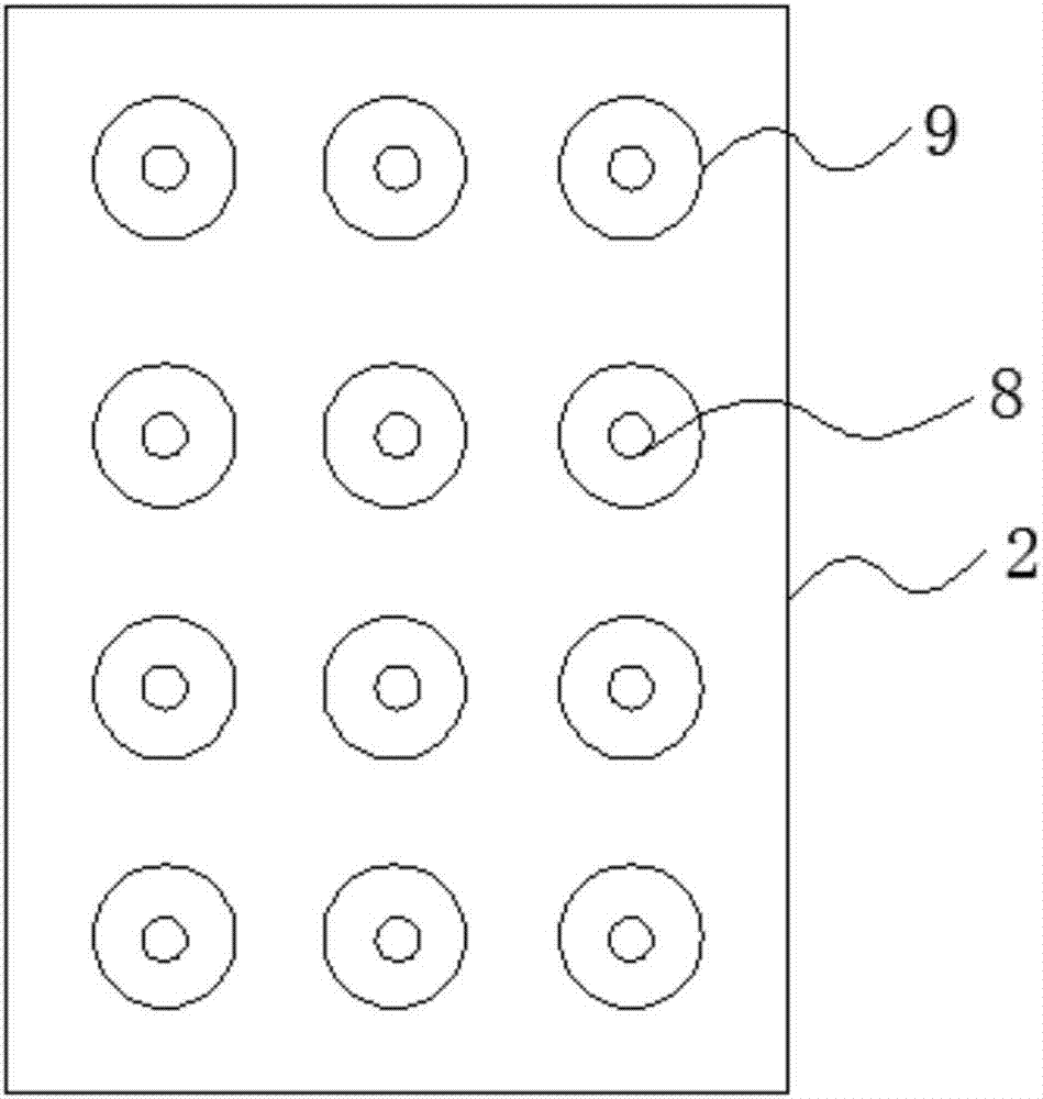 Magazine-like dust collecting apparatus with filter drums