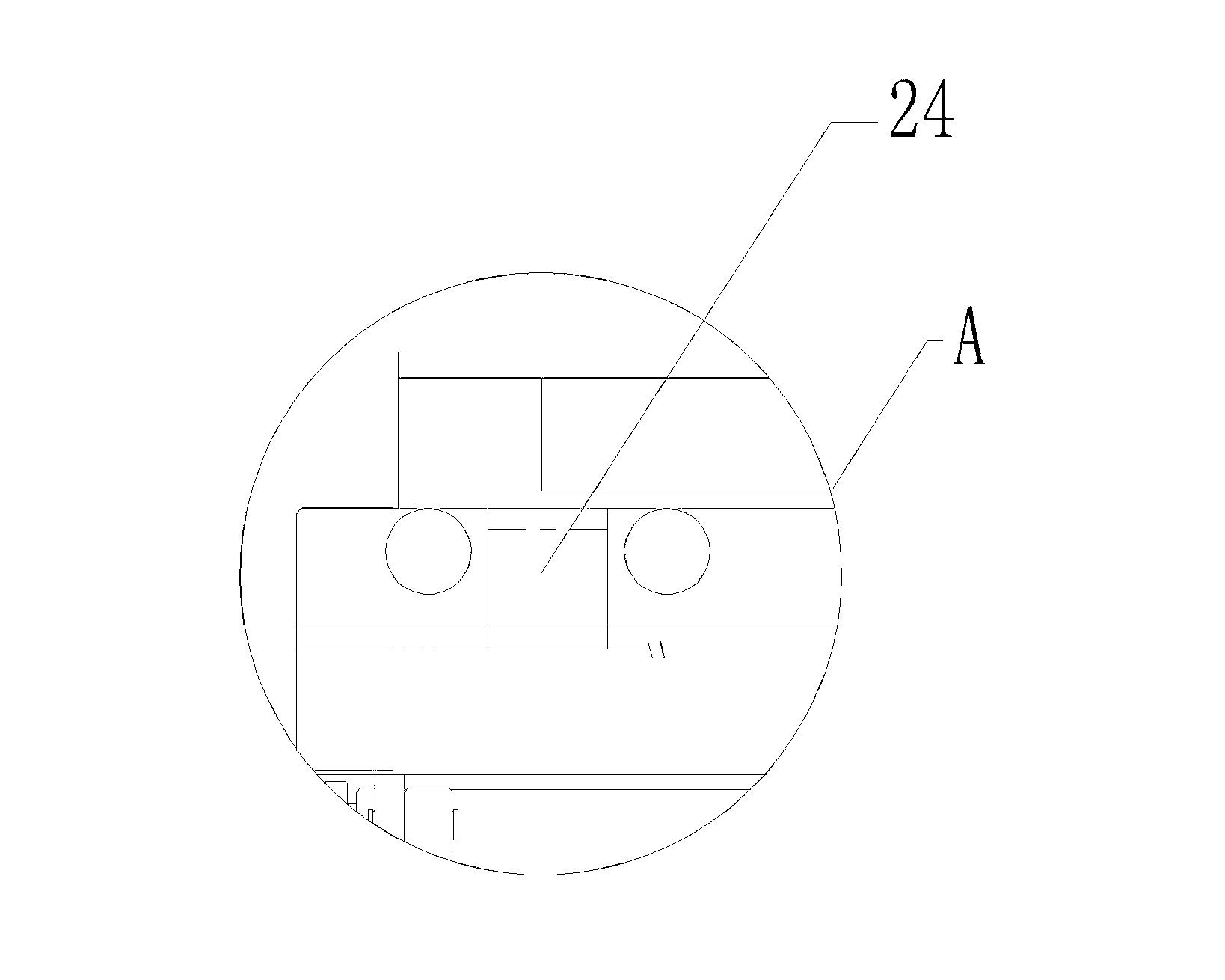 Automatic collection device of honeycomb paperboard machine