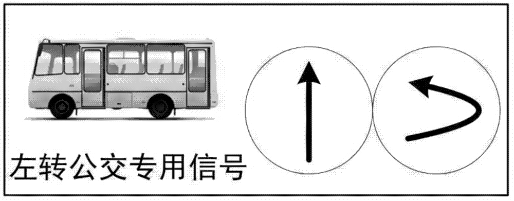 Intersection and method enabling left-turn bus rapid transits to pass through intersection and signal control method
