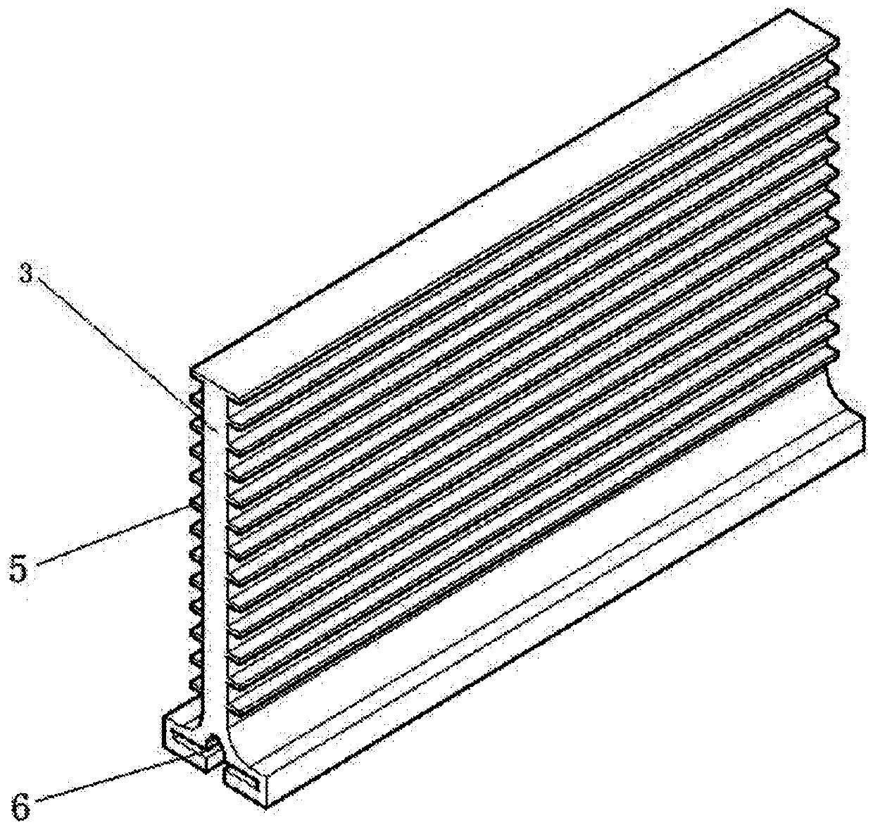 A plug-in high-efficiency heat conduction radiator