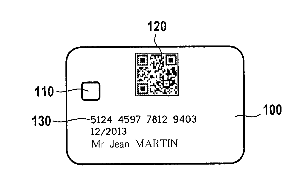 Bank card and response process to a transaction request