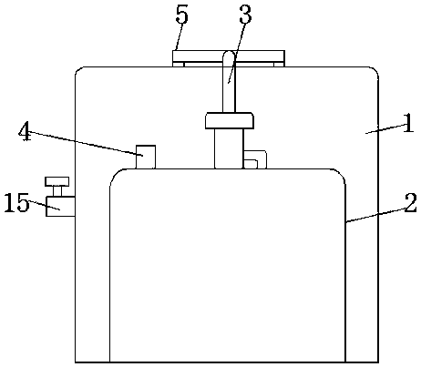 A sand cleaning device for water pump blank processing