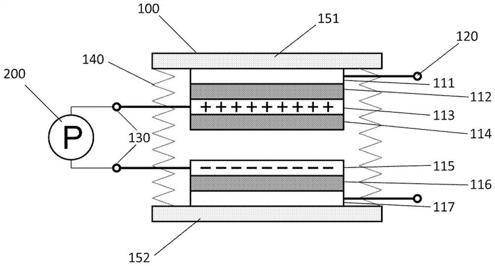 Nano generator system and power supply device