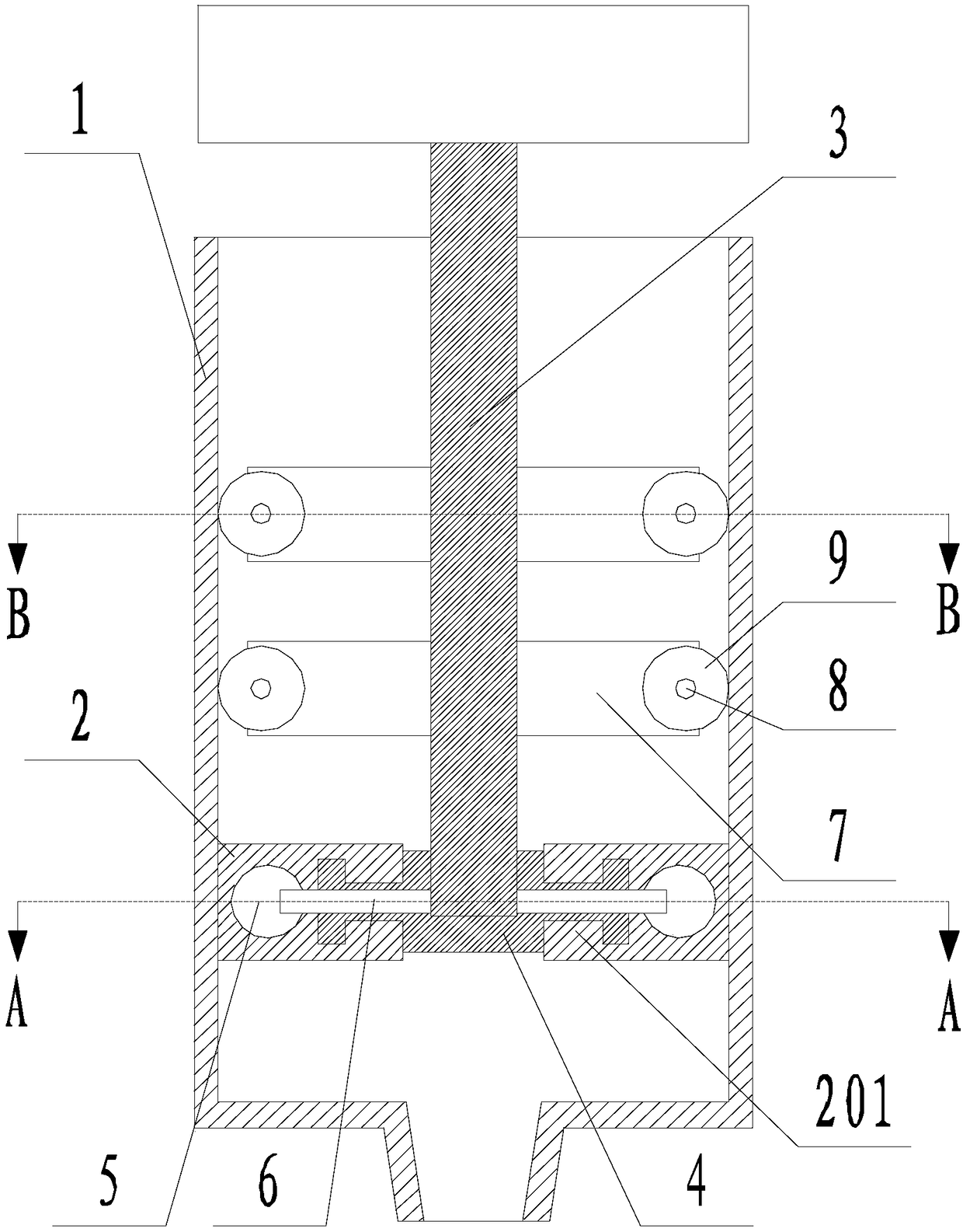 Bidirectional low-resistance injector syringe and preparation method thereof