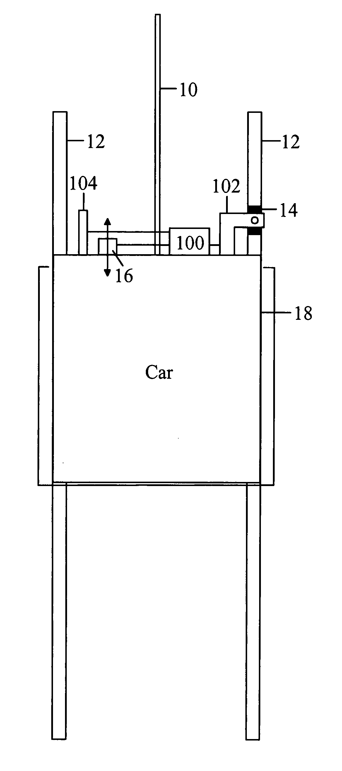 Method and system for measuring the stopping accuracy of an elevator car
