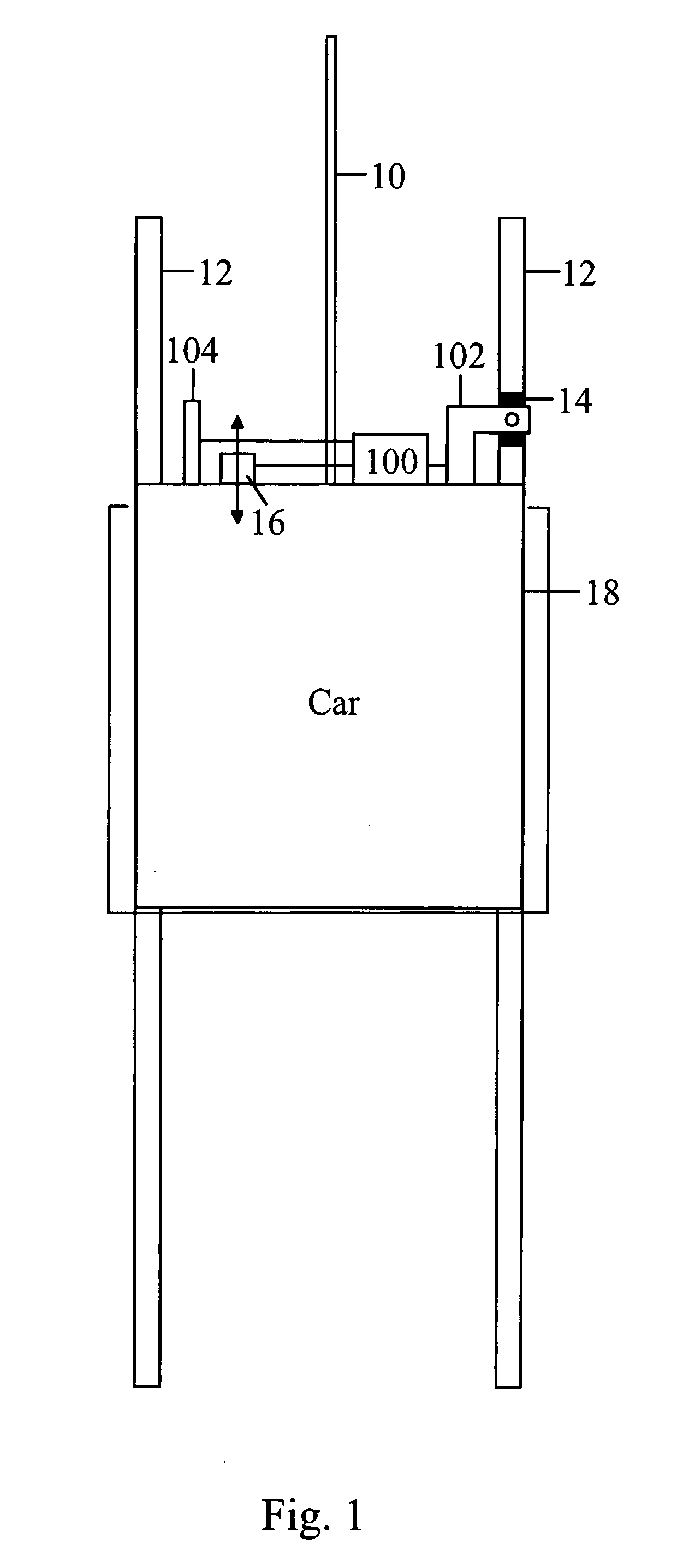 Method and system for measuring the stopping accuracy of an elevator car