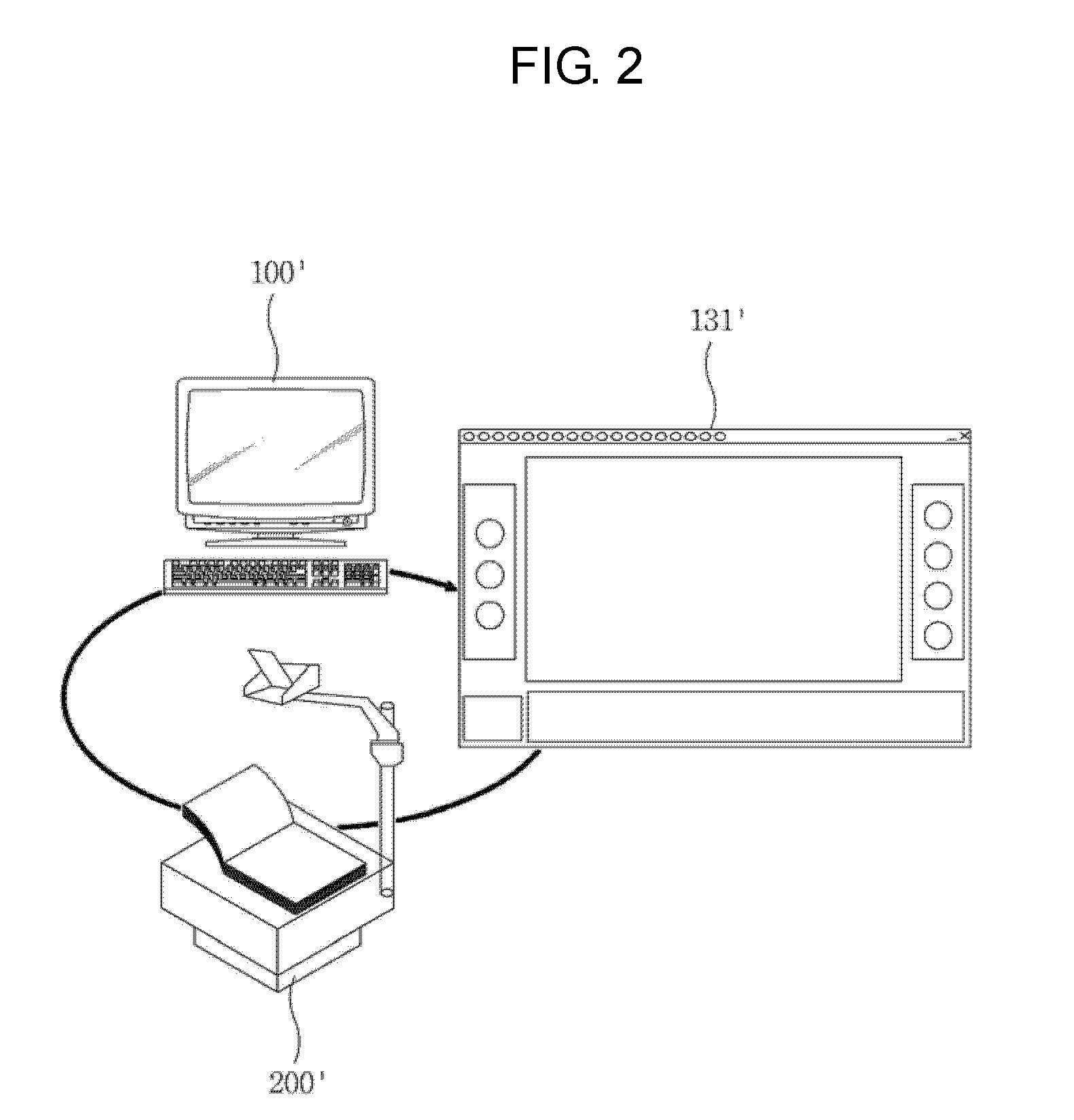 Image linkage tuition device