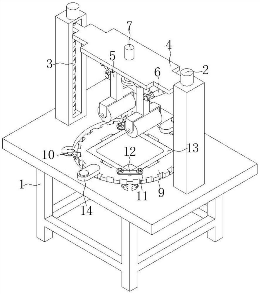 Formwork cleaning device for constructional engineering