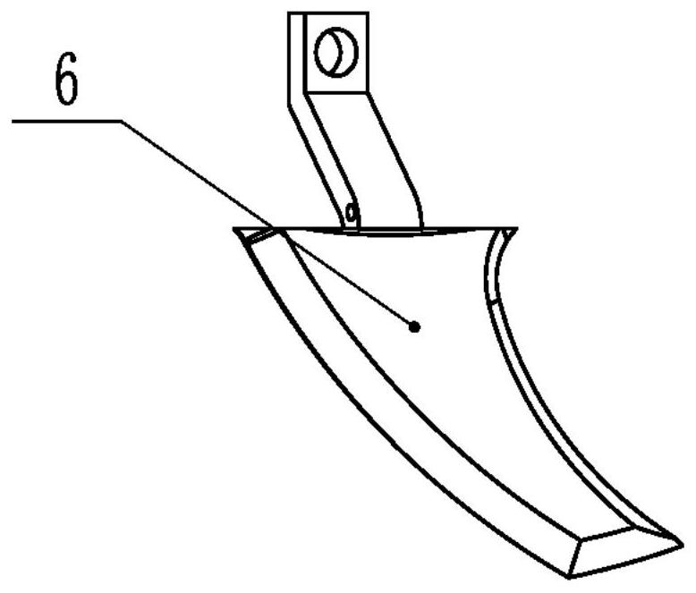 Bionic shifting finger type elastic side-throwing straw cleaning wheel