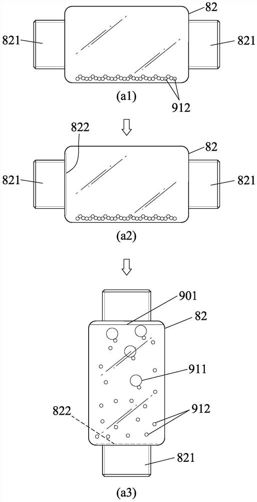 Composition of biological water, its aggregate, filter material, its filter element and its water purification system