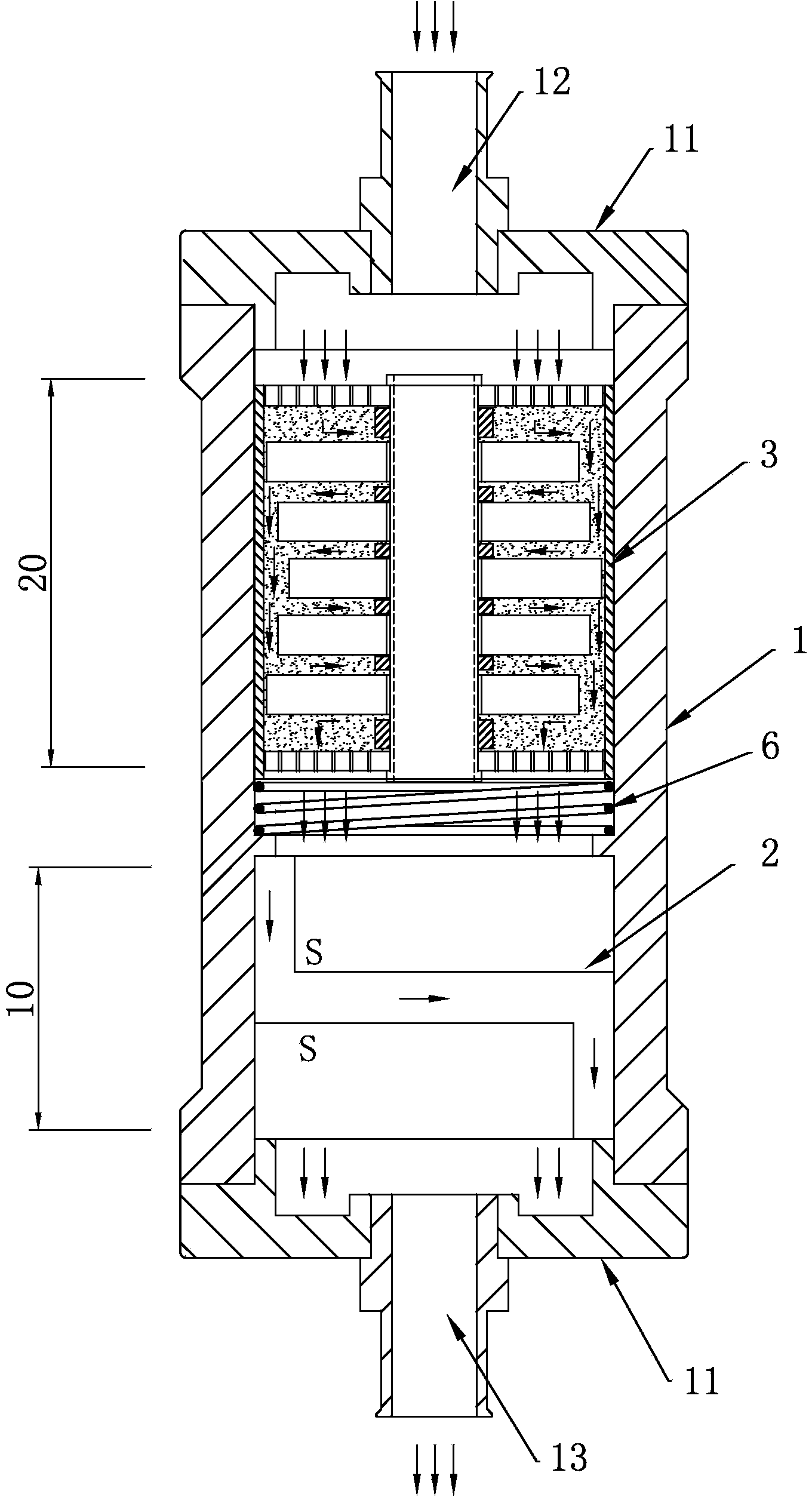 Oil-saving emission-reduction device for automobile