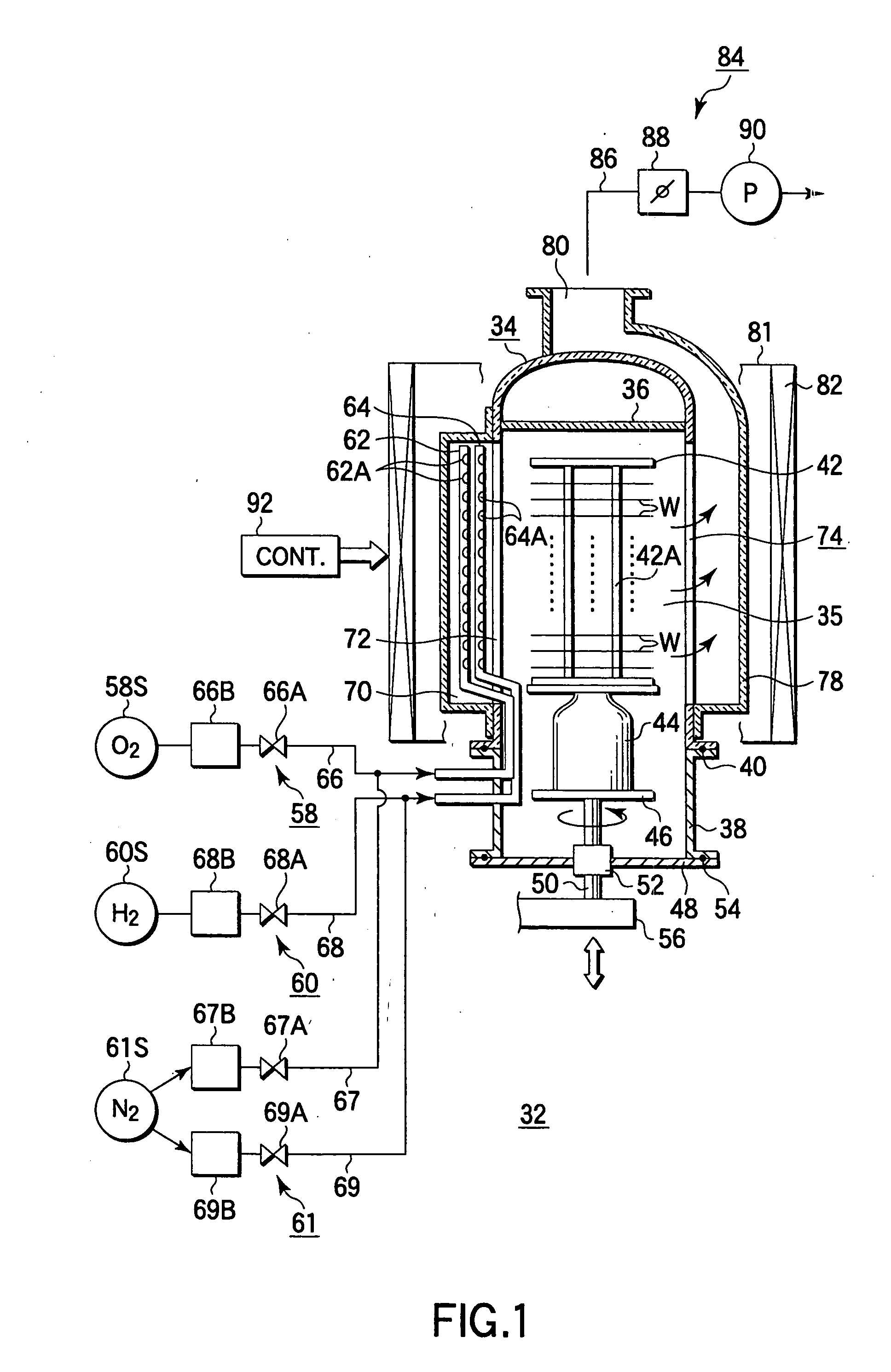 Oxidation apparatus and method for semiconductor process