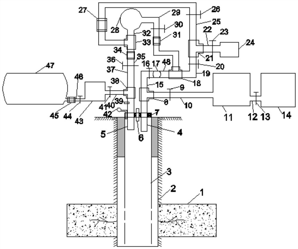 A Large Temperature Difference Freeze-Thaw Circulation System for Improving the Effect of Ground Drilling Gas Drainage