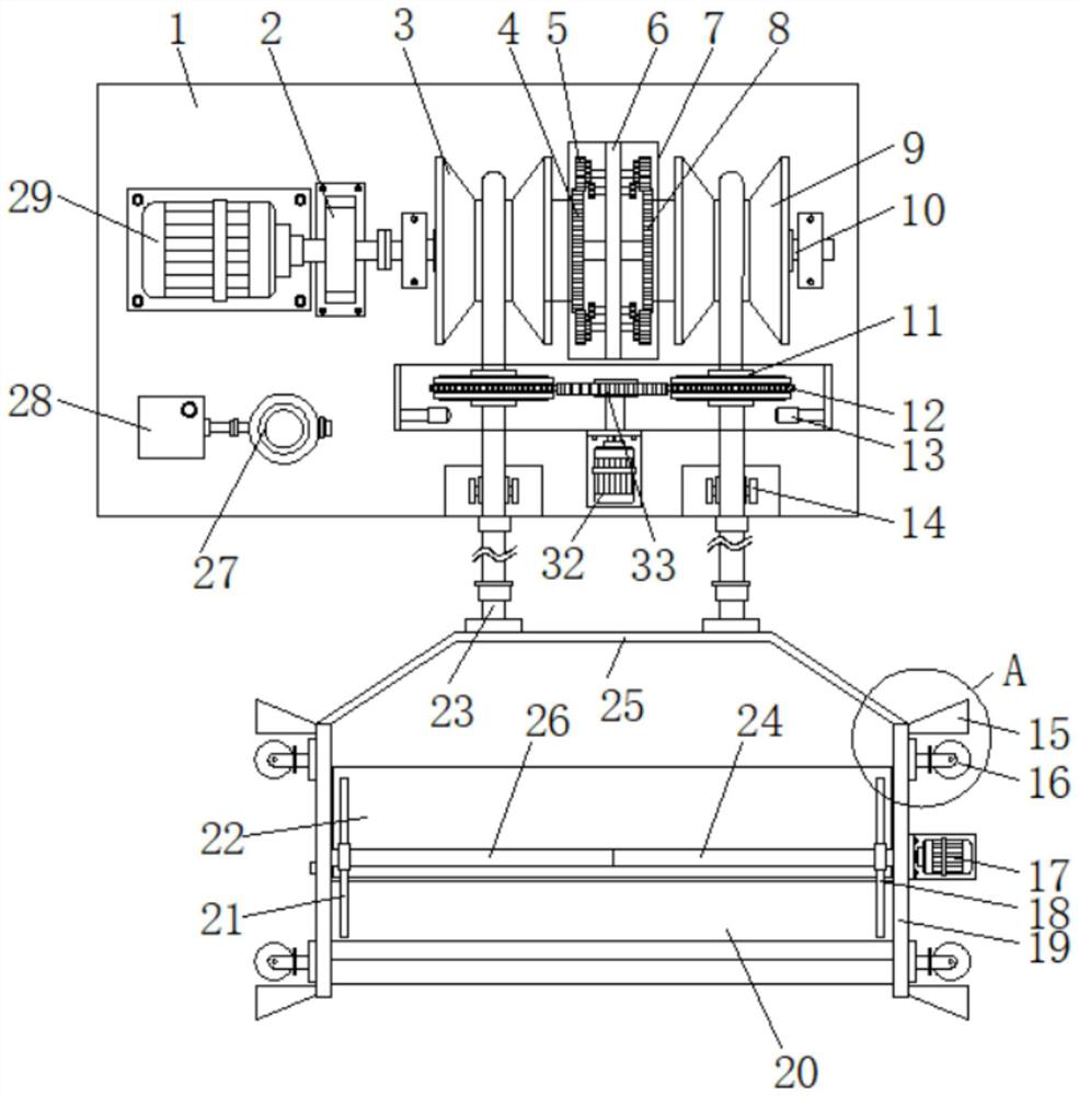 A manure cleaning machine