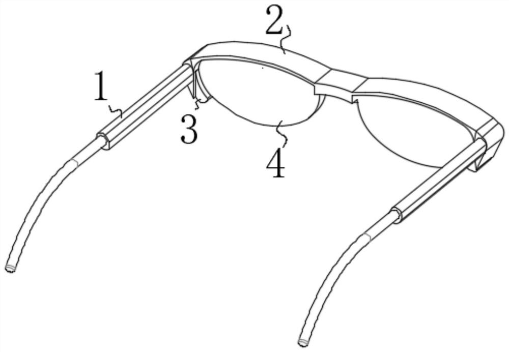 Detachable glasses