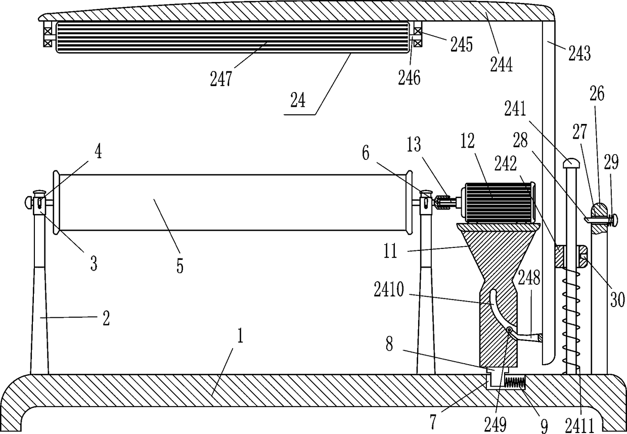 Cloth winding machine