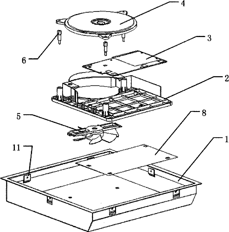 Induction cooker structure