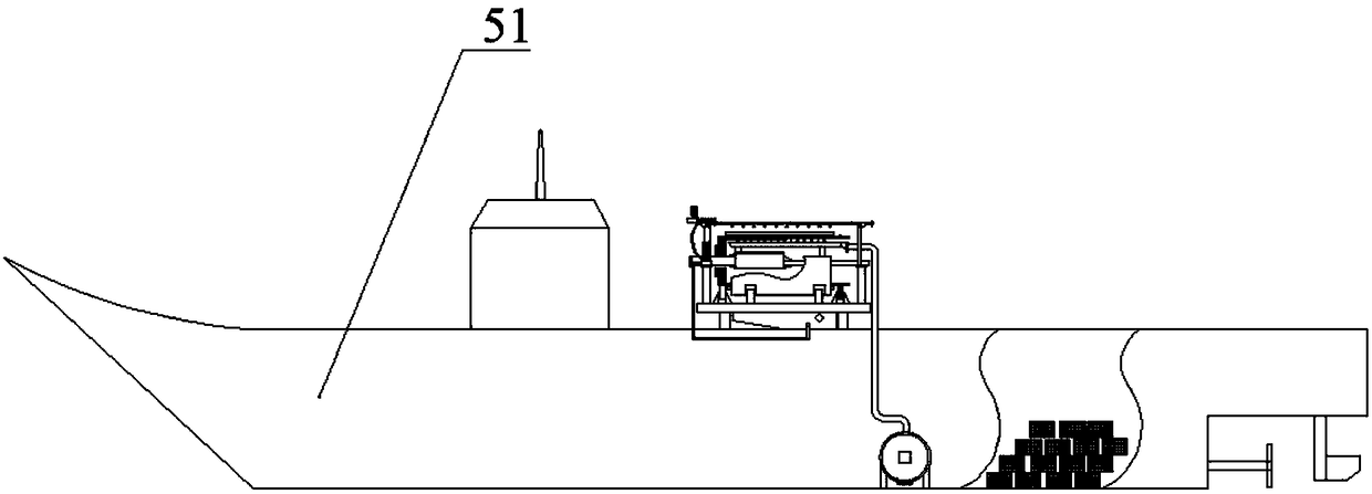 Algal water filtering apparatus capable of realizing water anchor point type algae suction