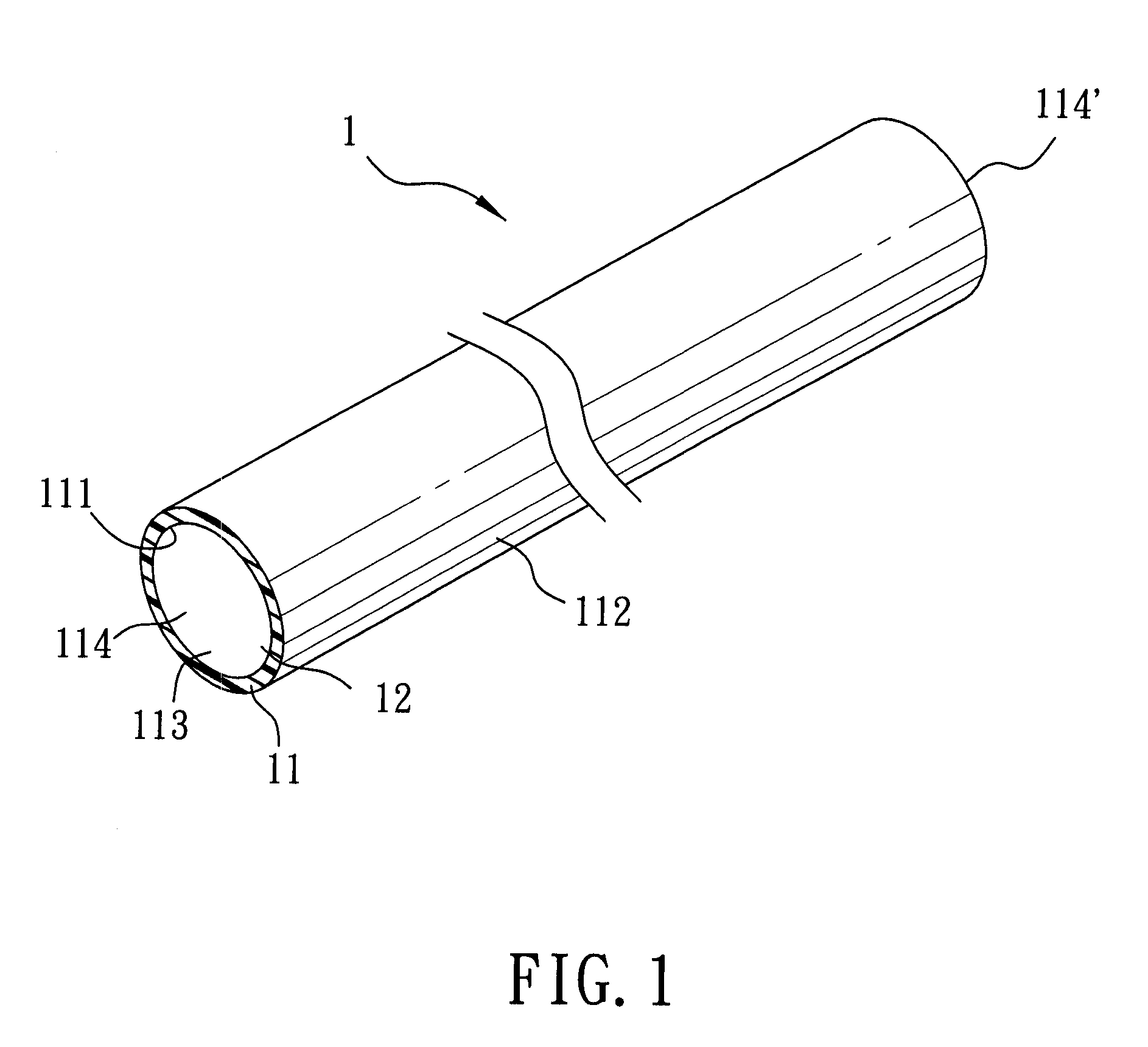 Waveguide having a cladded core for guiding terahertz waves