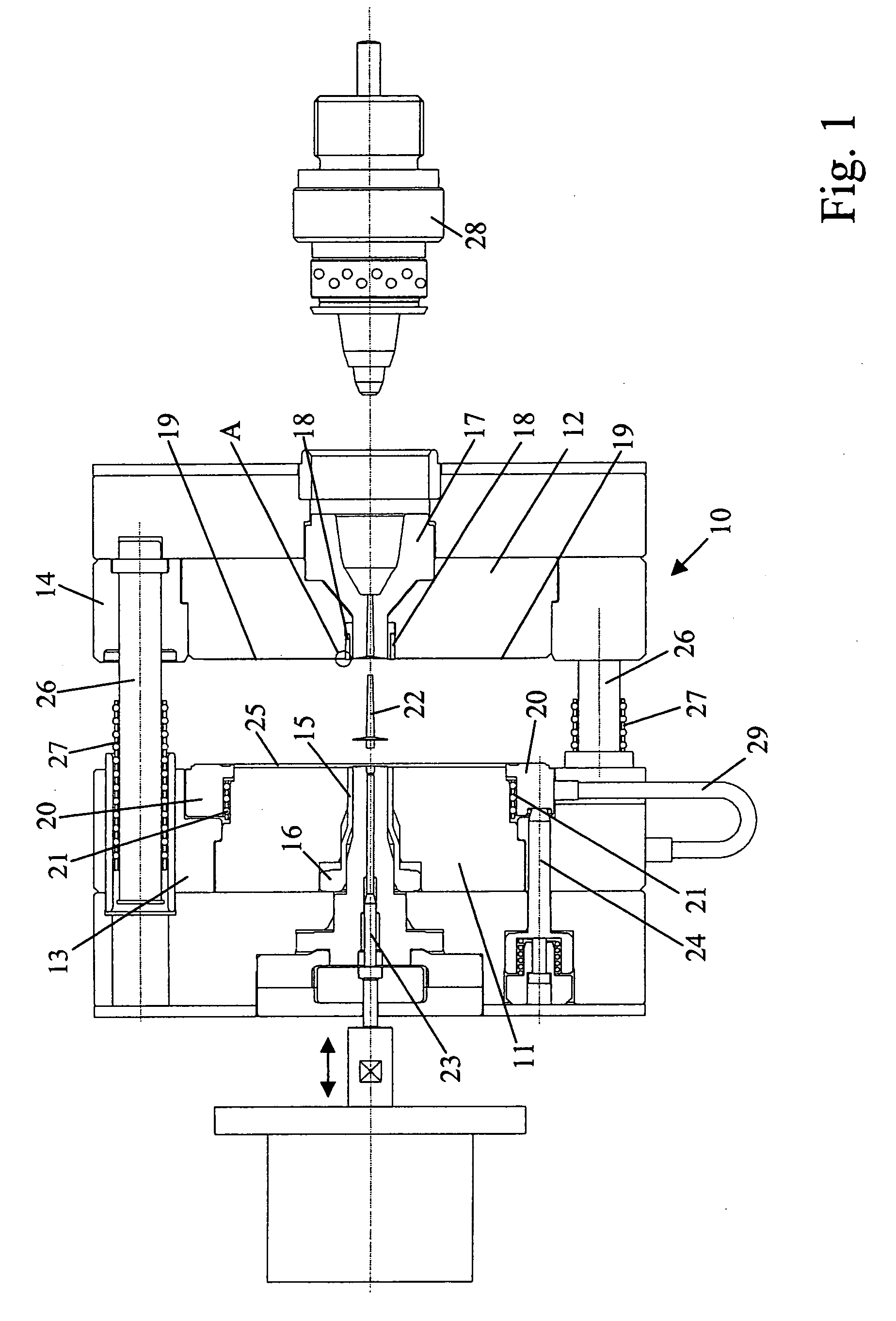 Method and device for machining of an information-and/or structure carrier for injection molding forms