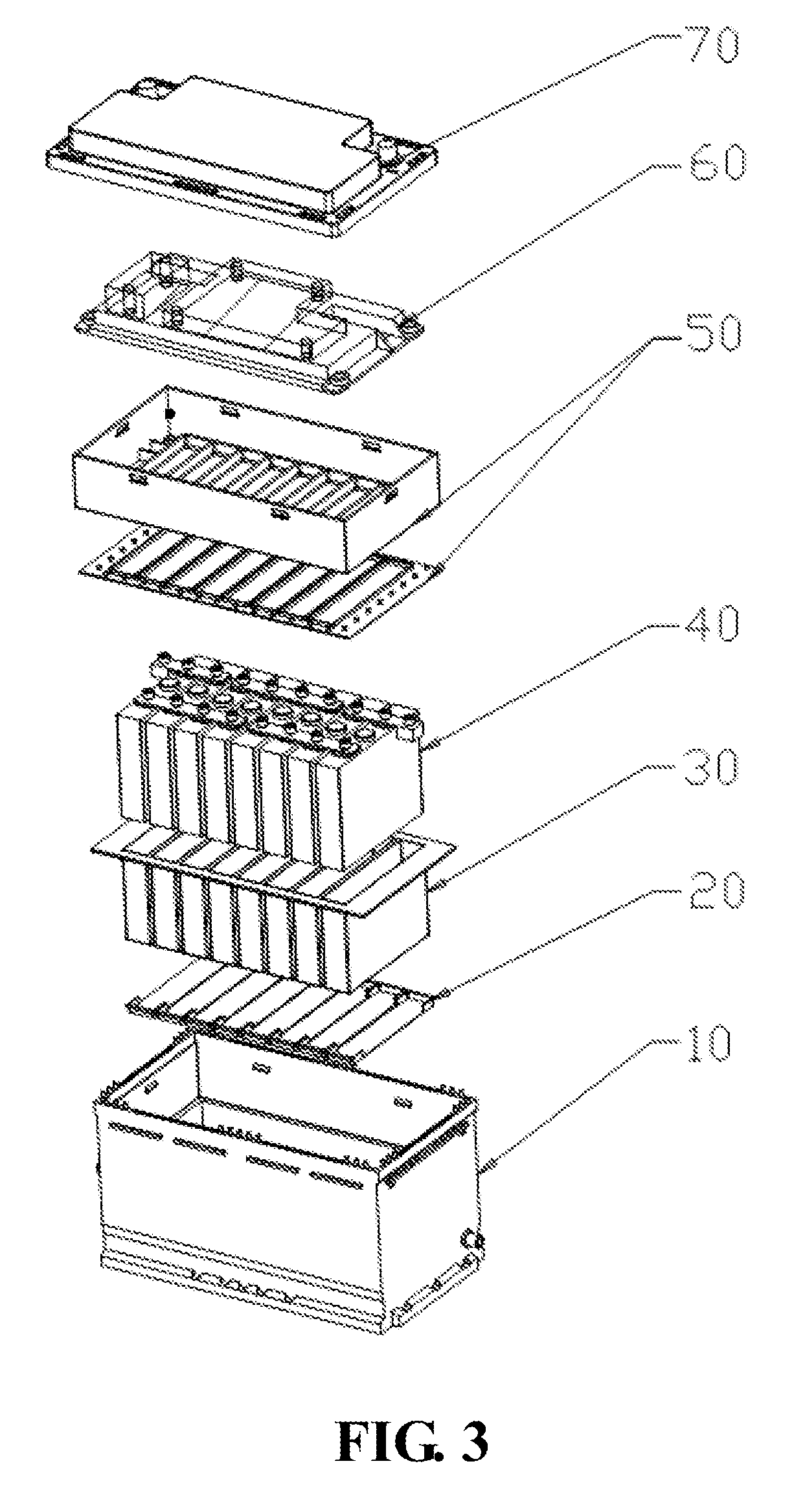 Oil-cooled lithium battery module