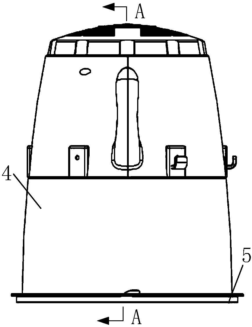 Moxibustion treatment head and moxibustion treatment device