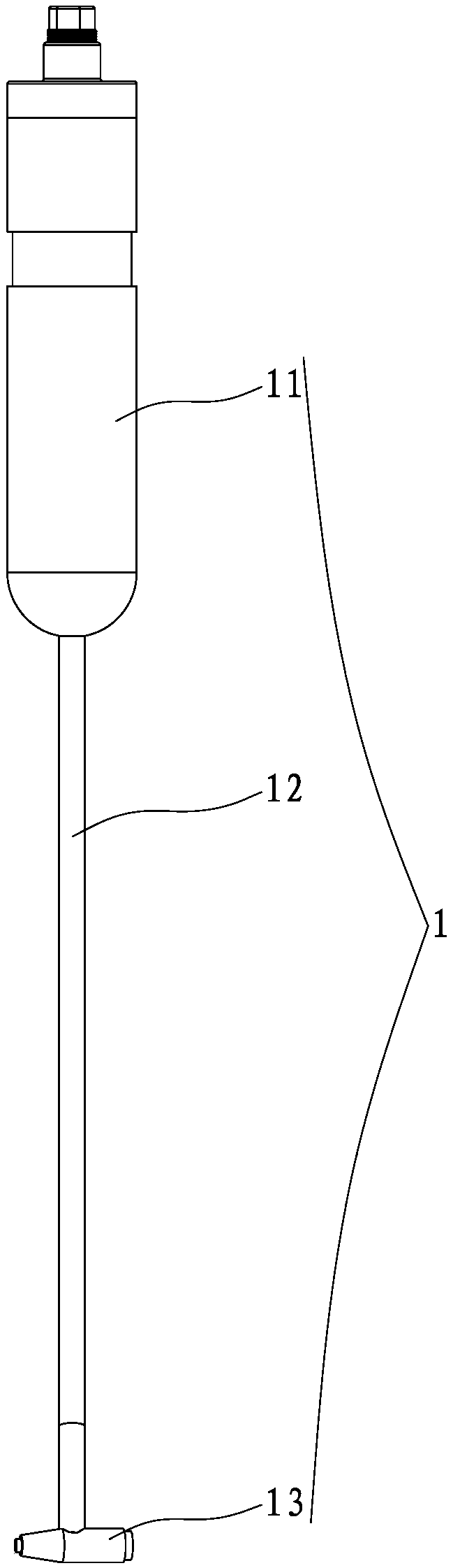 Micro-probe ultrasonic wave doppler current meter