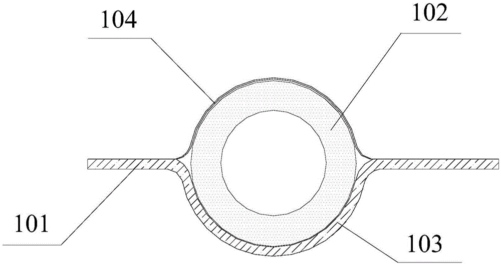 Capillary network radiation heat transfer ceiling floor and ceiling pavement structure thereof