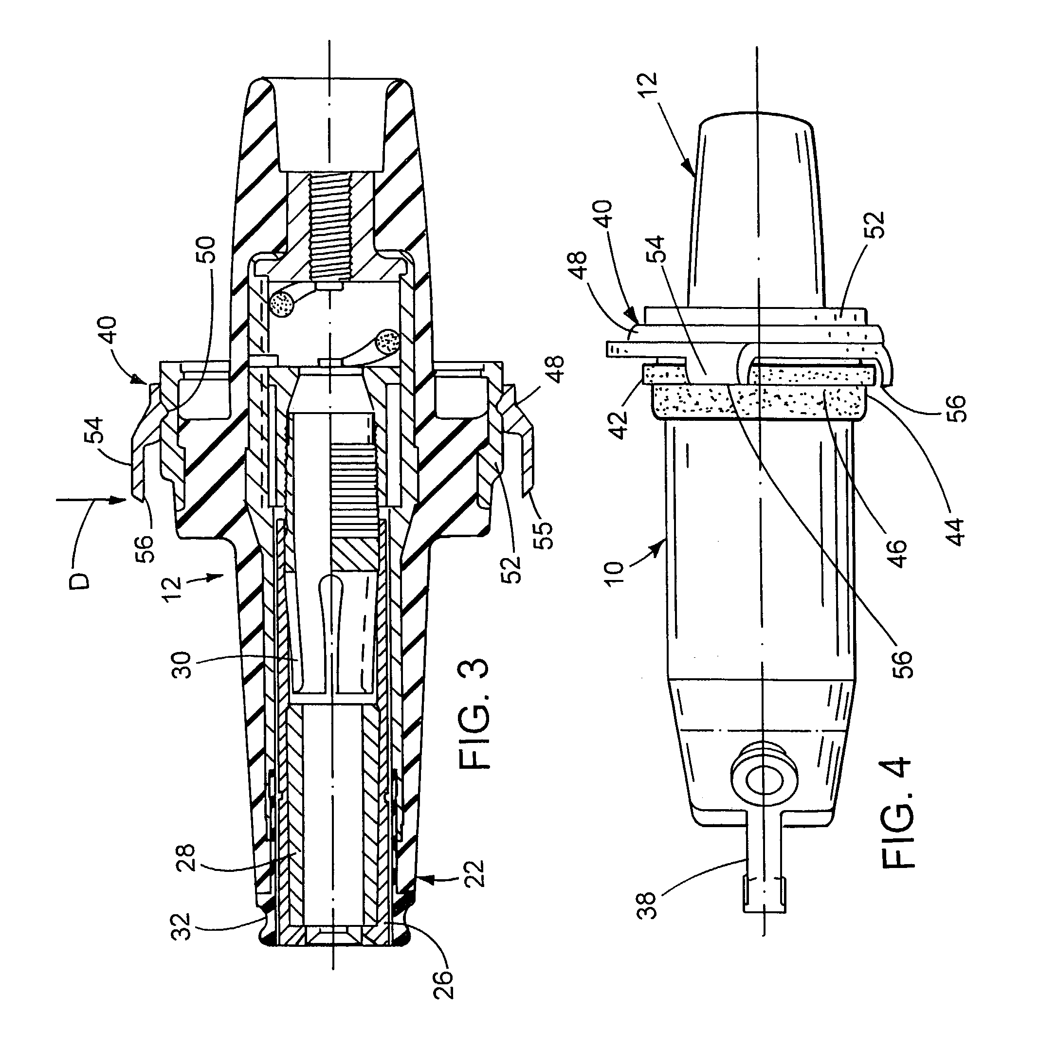 Visual latching indicator arrangement for an electrical bushing and terminator