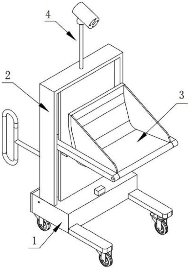 Waste electric appliance auxiliary feeding device