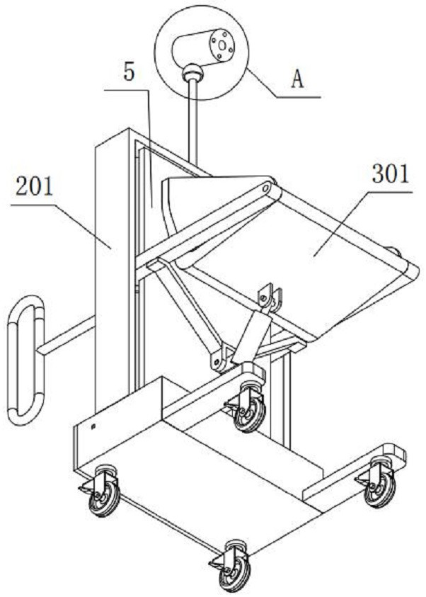 Waste electric appliance auxiliary feeding device