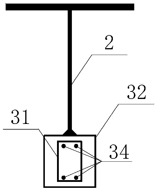 Post-tensioning prestress type self-centering steel frame structure