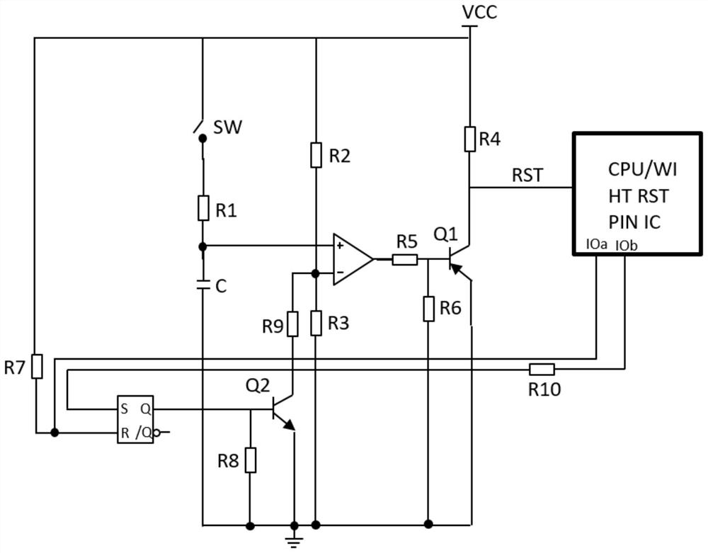 Reset time-adjustable reset circuit and equipment