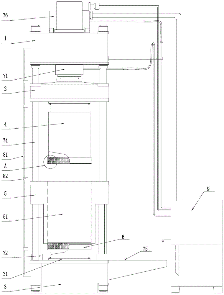 A high pressure filter press