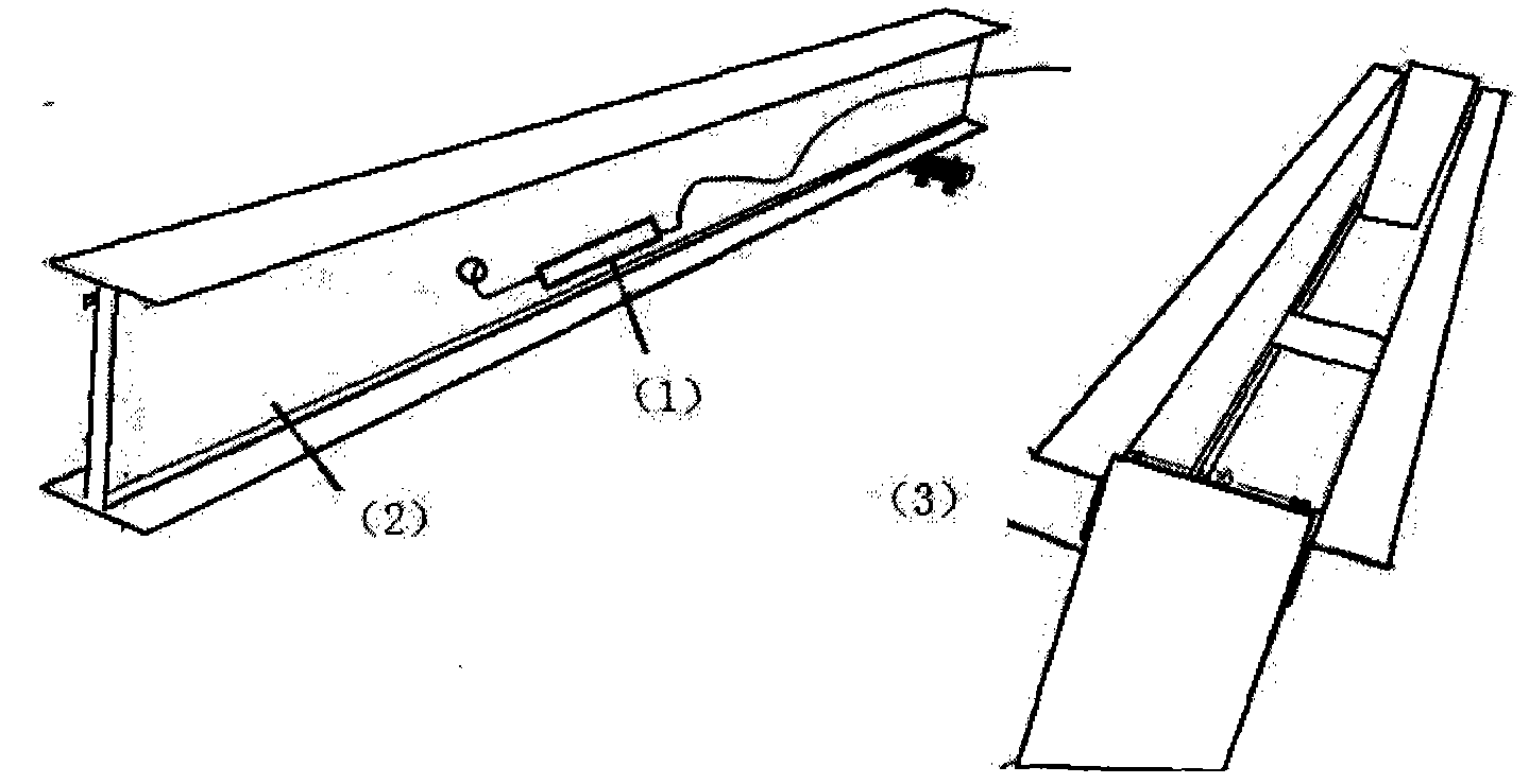 Fiber grating measuring system of vehicle running speeds and positions